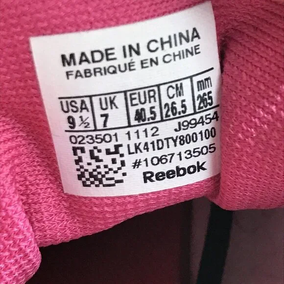 Reebok Crossfit Women Size 9.5Pink Training Lace Up Shoes U Form 023501 - Picture 9 of 9